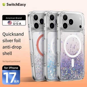 Switcheasy iPhone 17Pro Ốp điện thoại từ tính i17 Pro max Srarfield M Night Ice Snow Bao gồm tất cả Dây buộc chuyển màu trong suốt 17air