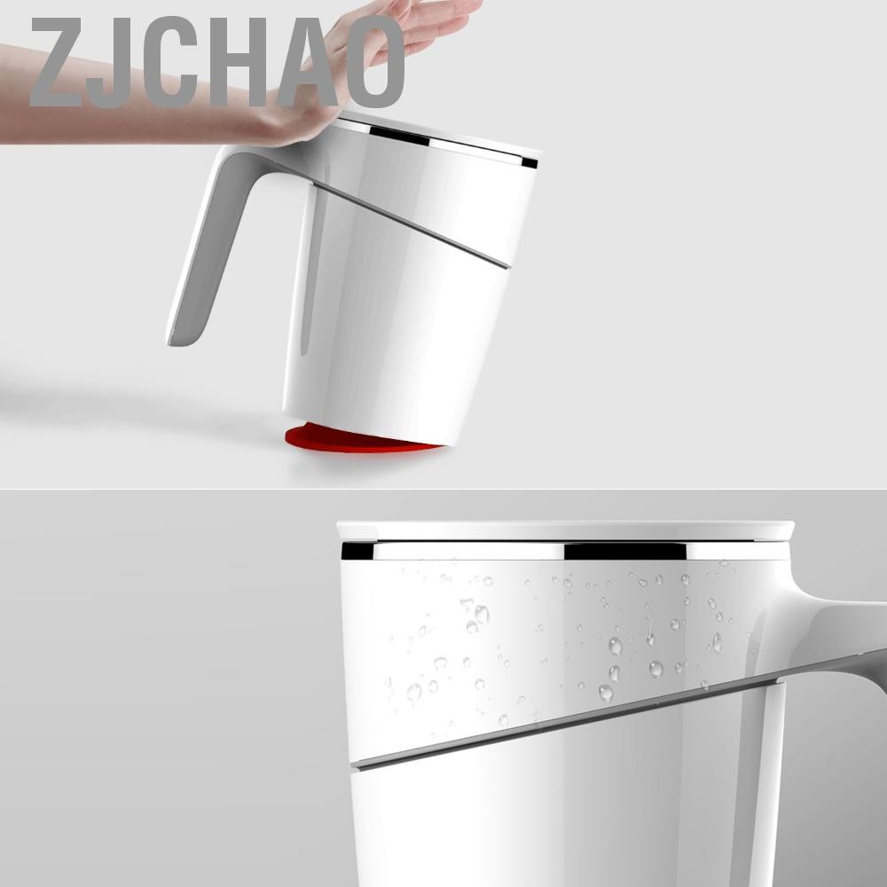 Zjchao Fiu 470ml Elegant Non-Fall cách nhiệt hút nước Tea Coffee Cup cốc Trắng Đổi mới Phép thuật không chống trượt chống trượt