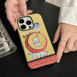 Bánh Mì Puppy Họa Tiết 17pro Ốp điện thoại Thích Hợp Cho iPhone 11 12promax 12 13 14 15 Pro Max Ốp điện thoại 14promax 15pro 16 Pro Max 17 17promax Vỏ