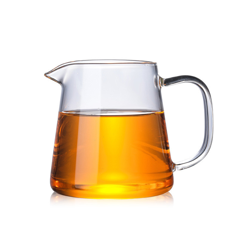 Glass Fair Cup Tea Drain Set Bộ lọc chịu nhiệt dày Bộ lọc trà Kung Fu Tea Set S