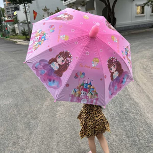 ô che mưa .Dù Trẻ Em Hoạt Hình Dễ Thương, Ô che mưa nắng cho bé trai bé gái, khung thép chống gió, vải dày bền