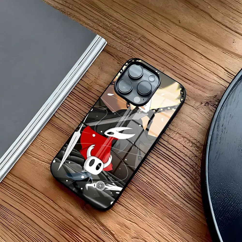 BK-2 Trò Chơi Mới Hollow Knight Ốp Lưng Điện Thoại IPhone 16 17,15 14 Pro 11 13 12 Mini 6 8 7 Plus Kính Thiết Kế Sang Trọng Cove