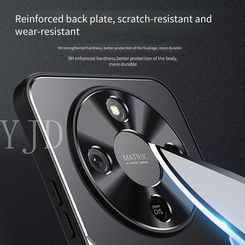 Ốp Lưng Cho Honor X9d Hợp Kim Nhôm Kim Loại TPU Chống Rơi Vỏ Điện Thoại