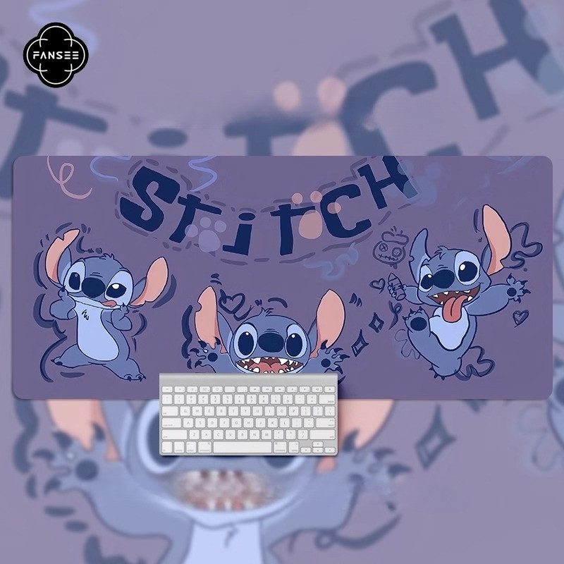 Stitch Mouse Pad Lớn Anime Hoạt Hình Mousepad Dễ Thương Tùy Chỉnh Laptop Để Bàn Miếng Lót Máy Tính Chơi Game Bàn Phím Phụ Kiện