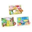 Trò chơi bảng phù hợp hình dạng QEARY, Đồ chơi bằng gỗ tương tác Montessori Câu đố 3D, Câu đố ghép hình nhận thức Những thách thức di động Tư duy logic Đồ chơi ghép hình động vật Huấn luyện tư duy