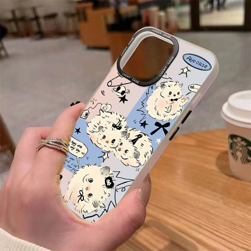 Ốp Lưng iPhone Hình Nhím Con Dễ Thương - Tương Thích 16/15/14/13/12/11 Pro Max, XS Max, X