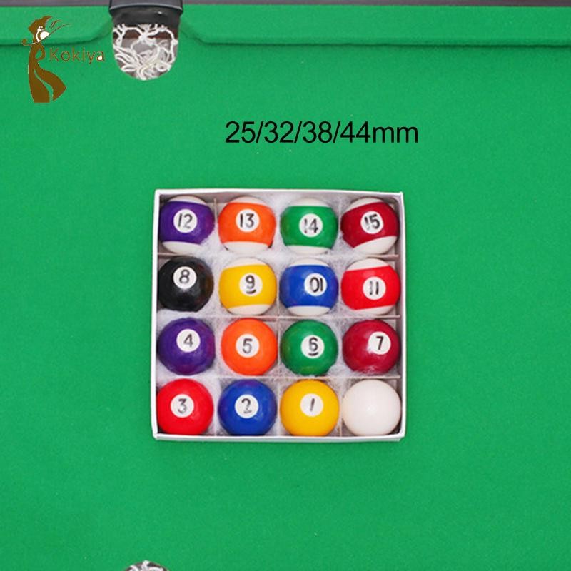 Bộ 16x Bóng Bi-a Mini Cho Phòng Chơi Game