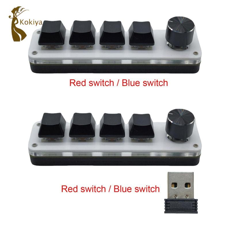 Bàn phím chơi game mini 4 phím 1 kokiya, macro có thể lập trình