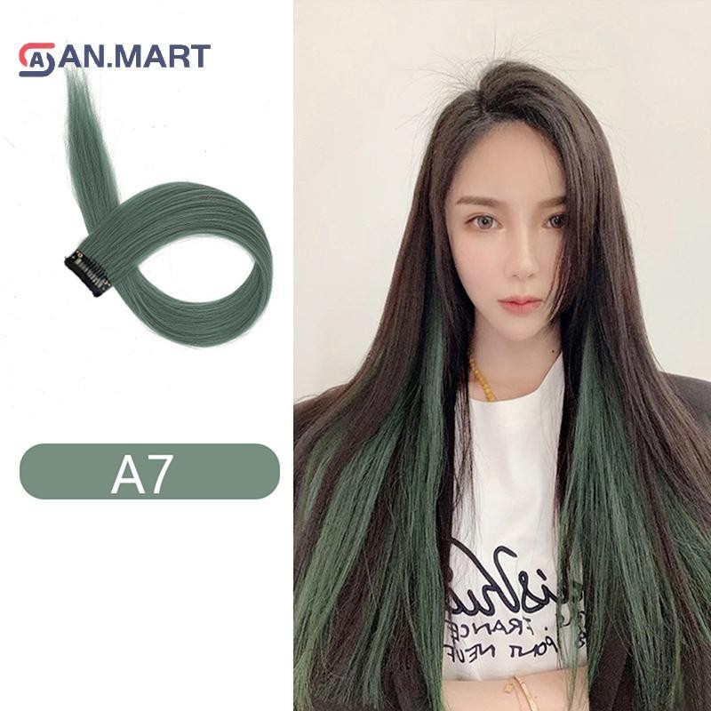 Bigdealssuper 60cm Tóc Nối Dài Kẹp Tóc Trong Tóc Dài Thẳng Tai Tóc Giả Kẹp Tổng Hợp Phần Nối Tóc Phụ Kiện Tóc Kẹp Tóc Siêu