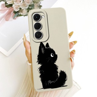 Ốp Lưng Hoạt Hình Cho Samsung Galaxy A13 A14 A24 A34 A54 A15 A25 A35 A55 A16 A26 A36 A56 5G Vỏ 2025 Vỏ Điện Thoại Mềm Vịt Mèo Dễ Thương Mới