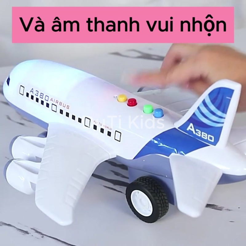 Đồ Chơi Máy Bay Airbus A380,Phiên Bản Pin,tặng Kèm 8 Xe Hợp Kim,Đồ Chơi Trẻ Em