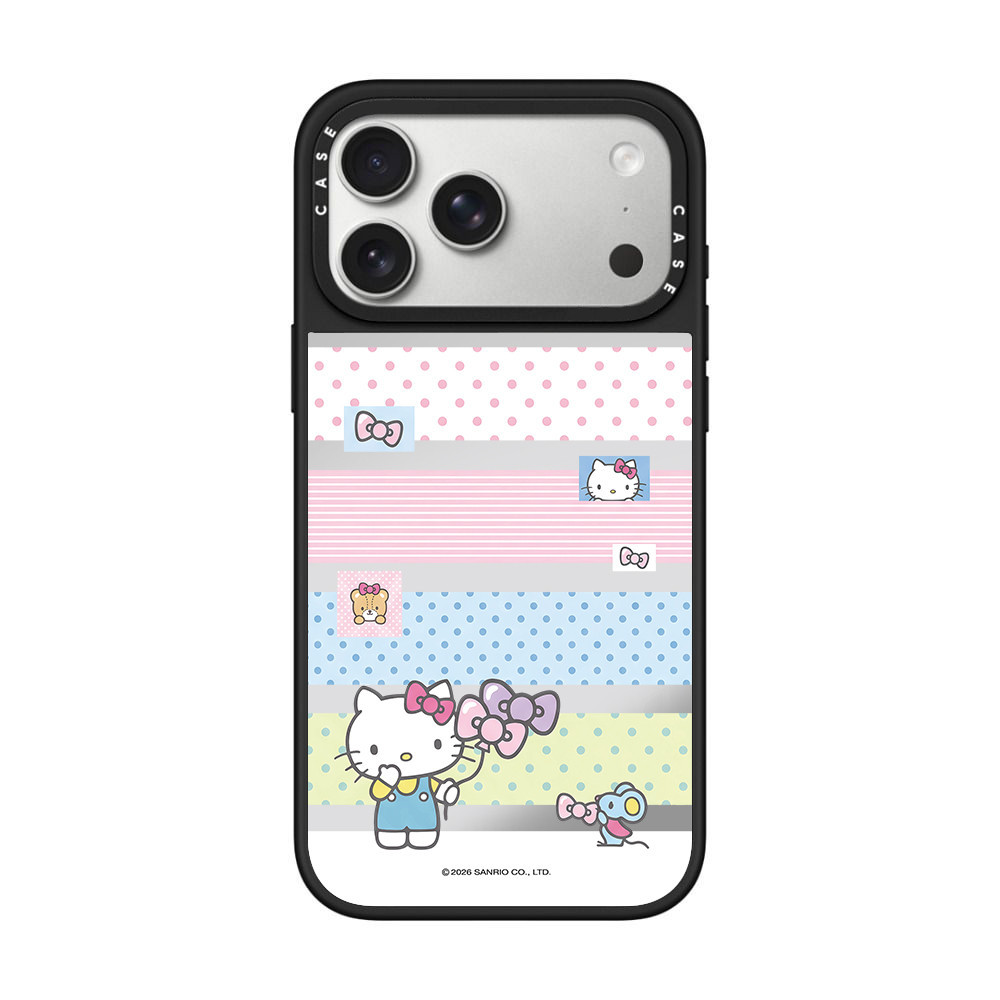 Ốp điện thoại cứng gương hình mèo chấm bi từ tính cho iPhone 17 Pro Max 17 Air 16 Plus 15 14 13 12 11 Vỏ chống sốc