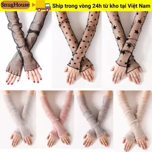 SNUGHOUSE Tay áo chống nắng Đi xe đạp Găng tay lái xe đạp Găng tay lái mỏng UV