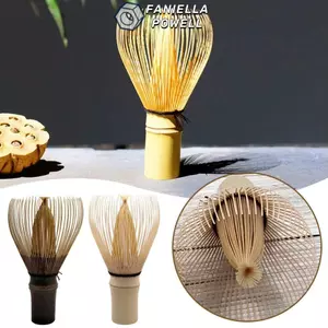 FANIELLAPOWELL Chasen, Bộ trà Nhật Bản Máy đánh trứng Matcha tái sử dụng, Bột trà xanh Matcha bằng tre hữu ích