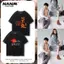 Năm Người Ban Nhạc Áo Thun Nữ Tay Ngắn Nam Nữ Mùa Hè Nguyên Chất Cotton Album Cùng Phong Cách Ngoại Vi Quạt Hát Người Hâm Mộ Nửa Tay Hợp Thời Trang