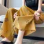 Quần ống rộng WANYEDI, Dây thắt lưng co giãn dài đến mắt cá chân Quần crop nữ, Phong cách thư giãn in hoa nhẹ Drap dáng rộng vừa vặn Quần hoa đi chơi hàng ngày