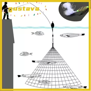 GUSTAVA Cast Gill Nets, Sợi Xanh Câu Cá, Hạt Dạ Quang Chất Lượng Cao Thép carbon Cao Bẫy Câu Cá Lưới Cá