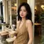 Áo Vest ren dây sọc cổ điển kiểu Mỹ mùa hè phong cách mới Pure Desire Style Hot Girl Slim-Fit Sli