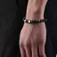 PNPIA- Từ Hematite Bla Hạt Co Giãn Chăm Sóc Sức Khỏe Vòng Tay Nam Lắc Tay Trang Sức