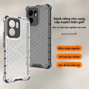 ốp lưng Thích hợp cho vỏ điện thoại di động OPPO, vỏ mềm tổ ong, vỏ bảo vệ chống rơi, vỏ điện thoại di động chống rơi REALME13PRO