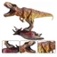 Đồ chơi khủng long trẻ em Săn bắn Tyrannosaurus Rex War Triceratops Tyrannosaurus Tyrannosaurus Thịt bò ăn thịt Rex Đồ trang trí mô hình động vật rắn Ông