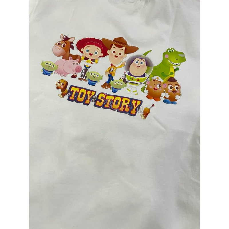 （Giao hàng 24h）Angela Áo thun in Toy Story siêu cute chất cotton hình in sắc nét áo form rộng