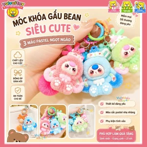 Móc khóa búp bê nhồi bông dễ thương móc treo túi xách quà tặng sinh nhật