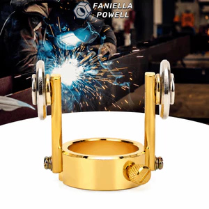 Bánh xe hướng dẫn cắt plasma FANIELLAPOWELL, Dễ sử dụng Đèn pin cắt plasma mịn, Đèn pin hợp kim dày bền Hướng dẫn con lăn Bánh xe định vị hàn