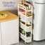 Kệ Đựng Đồ Khe Hẹp Đa Năng GADI, Tận Dụng Góc Chết Cạnh Tủ Lạnh Máy Giặt Tiết Kiệm Diện Tích