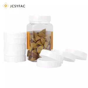 JCSYFAC 10pc Trắng Mason Đóng Hộp Bình Uống Nắp 70mm / 86mm Đường Kính Bên Trong Vỏ Nhựa Không Lót Nắp Gân Nắp Bảo Quản Thay Thế Mới
