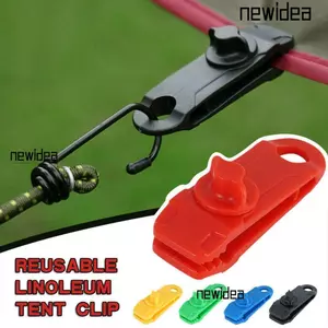 NEWIDEA Chống Gió Kẹp Móc Lều Phụ Kiện Kẹp Bạt Cắm Trại Ngoài Trời Bộ Cắm Trại Lều Giá Đỡ
