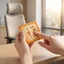 COSCOVED Túi may mắn Đồ chơi bóp bánh mì, Đồ chơi bóp túi may mắn cảm giác mô phỏng, Bóng thông hơi Thư giãn Quà tặng co giãn 9,6cm Đồ chơi bóp phục hồi chậm Trẻ em
