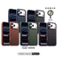 Ốp Điện Thoại Từ Tính Vải Tech Cho iPhone 17 Pro Max 16 15 14 13 17 Vỏ Khí Chống Sốc Bảo Vệ Mặt Sau Vỏ