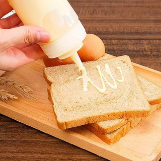 Bình Bóp Gia Vị Lỏng 240-1000ML Có Cân / Sốt Salad Chai Dầu Đựng Gia Vị