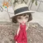 CANAMEK Nhà Búp Bê Ống Hút Búp Bê Mũ Dễ Thương Mũ Chống Nắng Cho Phụ Kiện Búp Bê Trang Trí CSF