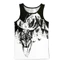 Graffiti 3D Tank Top Nam, Áo Vest đường phố bóng rổ mùa hè khô nhanh thoáng khí Áo thun thể thao không tay mềm mại thoáng khí