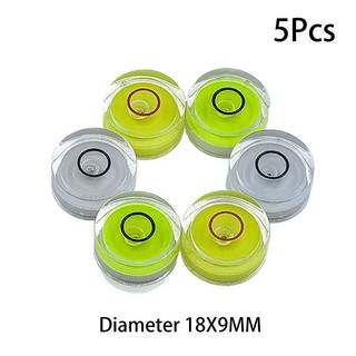 Ulovebsby 5 Chiếc Mini Tròn Độ Chính Xác Bong Bóng Cấp Bullseye Dụng Cụ Ngang Độ Chính Xác Bong Bóng Đo Mức Dụng Cụ VN
