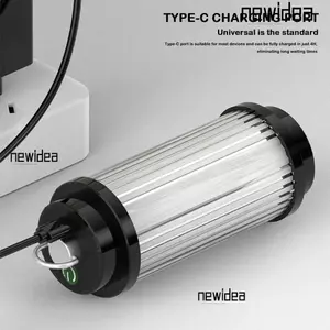 Đèn treo Ambiance NEWIDEA, Đèn cắm trại có thể sạc lại 2000mAh, Dụng cụ ngoài trời di động từ tính có thể điều chỉnh đa chức năng