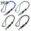 Dây ID YICA, Dây buộc huy hiệu Polyester kim loại màu trơn, Giá đỡ thẻ ID Dây đeo cổ có thể điều chỉnh Nam Nữ