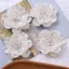 IFANSIN 5 Chiếc Hoa Trang Trí May Mặc, Hình Hoa Mẫu Đơn Acrylic Chất Liệu Trang Trí, Nghệ Thuật Đa Năng Thiết Kế Nhiều Lớp Bông Tai Thủ Công Hoa Nhiều Lớp