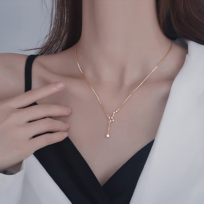 Vòng cổ bạc 925 dành cho nữ, thiết kế độc đáo, dây chuyền xương đòn sang trọng nhẹ nhàng