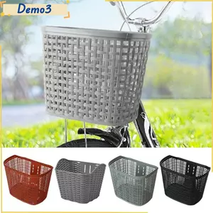 Túi đựng xe đạp, Giỏ đựng xe đạp trẻ em bằng nhựa rỗng, 8 kiểu dáng nhiều màu Giỏ trước học sinh Phụ kiện đi xe đạp phía sau