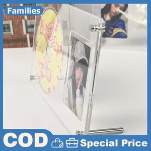 CD Hình Hiển Thị Đứng Khung Trong Suốt Acrylic Khung Ảnh Photocard Giá Đỡ Thần Tượng Bưu Thiếp Bảo Vệ Trang Trí Phòng