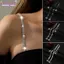 Dây đeo áo ngực bằng kim cương giả BORAGETE, Dây đeo vai đồ lót có thể tháo rời có thể điều chỉnh, Trang trí thời trang chống trượt gợi cảm -the-hềm áo ngực thay thế