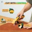 Máy cắt quay điện Máy cắt vải cầm tay Thảm da Tông đơ hợp kim có thể sạc lại Công cụ may DIY