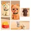 CANAMEK Kawaii Chó Tượng Nhựa Thủ Công Tượng Động Vật Mini Vườn Cổ Tích Để Bàn Trang Trí CSF