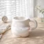 Gốm Dễ Thương Pinch Bụng Cốc Thiết Kế Niche Cảm Thấy Cà Phê Sữa Sáng Tạo Sinh Nhật Vui Nhộn