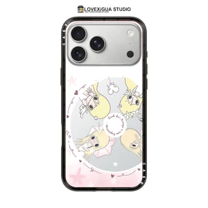 Ốp Điện Thoại Từ Tính Cô Gái Nhạc Ngọt Ngào Cho IPhone 15 14 13 16 Plus 17Pro Max 17 Vỏ Khí Chống Sốc Bảo Vệ Mặt Sau