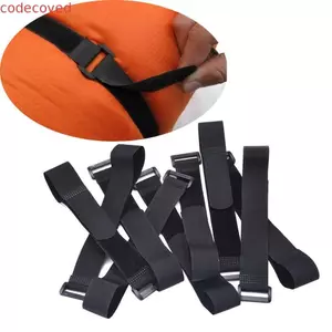 Dây cáp CODECOVED Dây buộc Cáp gia đình bền bỉ Dây đeo hành lý Màu đen Dây đeo cố định dính chắc chắn