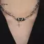 LUImo Punk Zircon Chữ Thập Ngôi Sao Mặt Dây Chuyền Nelace Cho Nữ Vintage Hàn Quốc Thoáng Mát Dây Thép Titan Choker Xu Hướng Trang Sức SBS